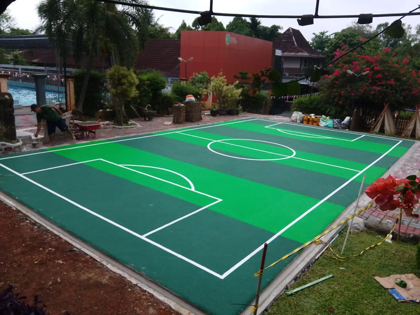 Rubber Flooring Fasilitas Olahraga